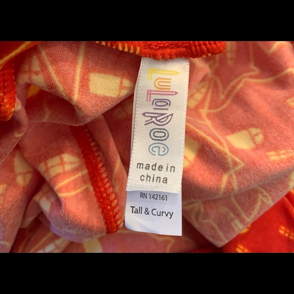 NWOT Ladies LuLaRoe Leggings Size TC - Picture 4 of 5